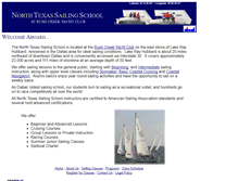 Tablet Screenshot of northtexassailing.com